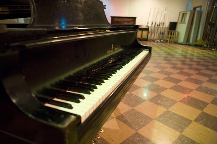 Interior of Historic RCA Studio B today. (photo by Donn Jones, courtesy of the Country Music Hall of Fame and Museum)
