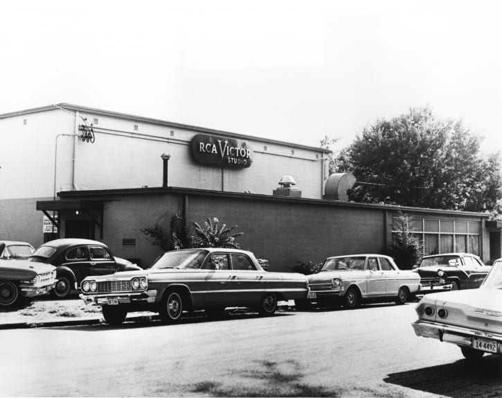 Exterior of Historic RCA Studio B. (archival photo courtesy of the Country Music Hall of Fame and Museum)