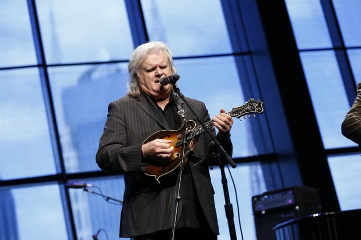 Ricky Skaggs sings the Bill Monroe classic “I’m Working on a Building” 