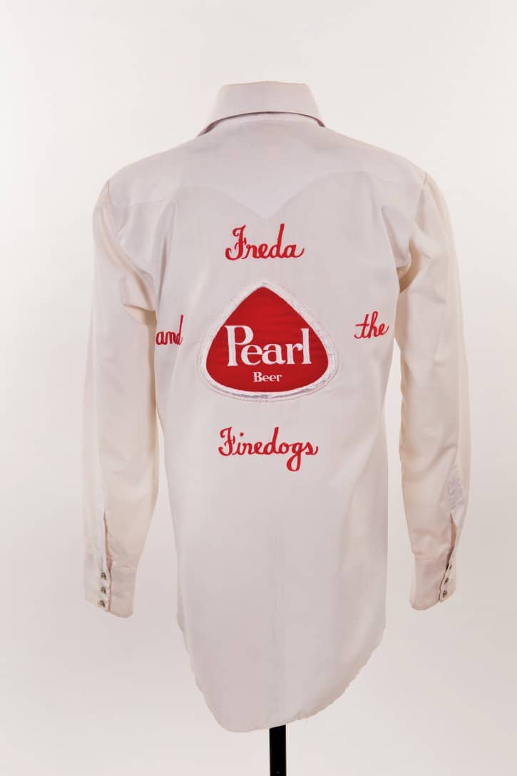 Bobby Earl Smith's Pearl Beer shirt (Photo Bob Delevante, courtesy Country Music Hall of Fame & Museum)
