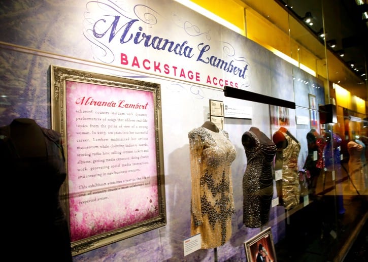 Miranda Lambert: Backstage Access Exhibit Opening at the Country Music Hall of Fame and Museum in Nashville, TN on May 14, 2014. Photo by Donn Jones.