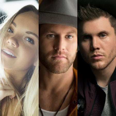 Danielle Bradbery, Drake White and Trent Harmon 