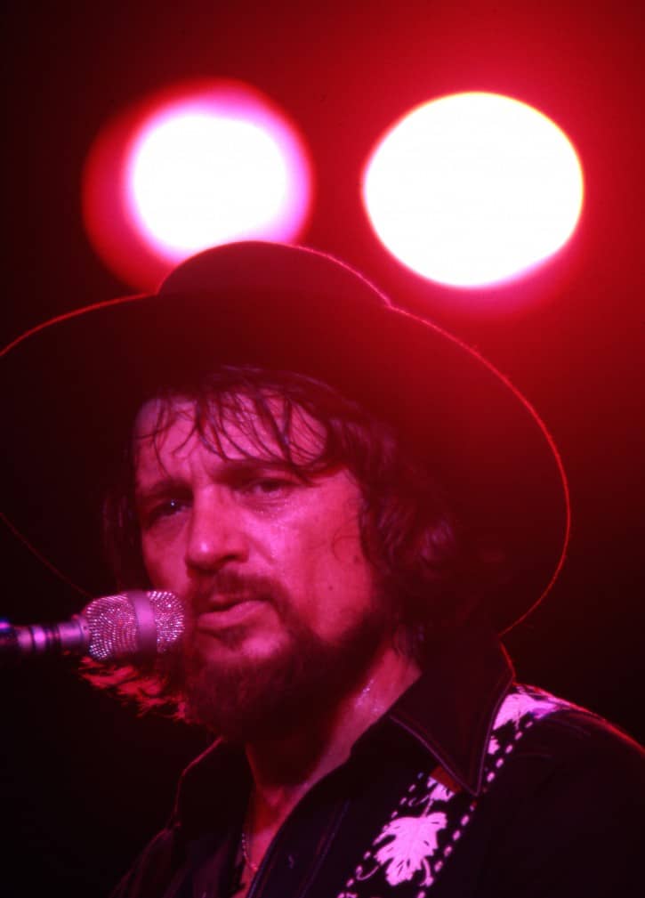 Waylon Jennings, 1976. Photo by Leonard Kamsler, courtesy of the Country Music Hall of Fame and Museum