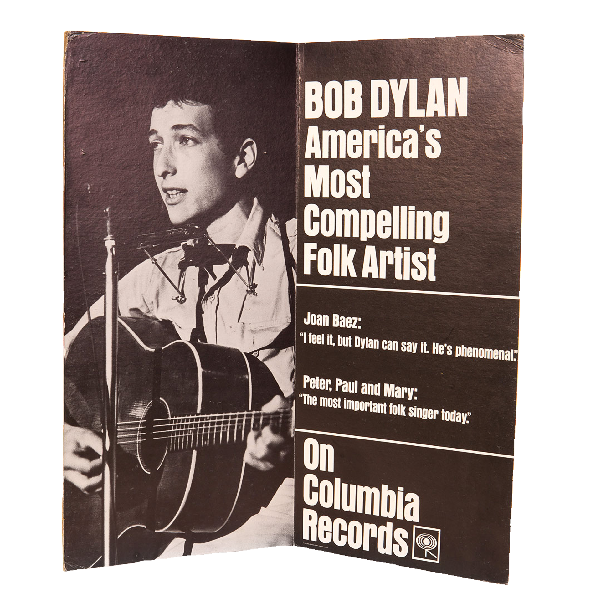 Bob Dylan promotional display