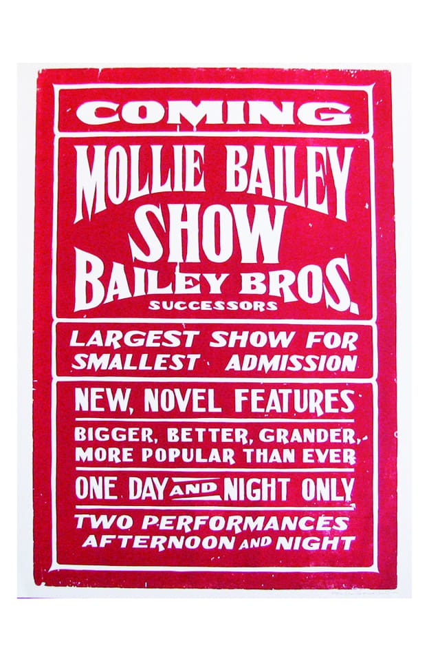 Mollie Bailey Poster