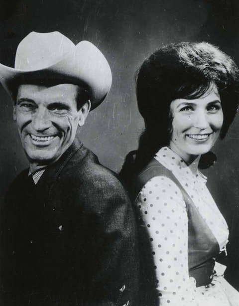 Ernest Tubb and Loretta Lynn in a publicity photo for their 1965 duet album, Ernest Tubb and Loretta Lynn.