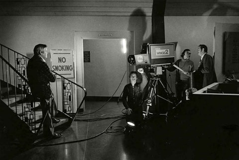 Tom T. Hall, in the Country Music Hall of Fame, at a videotaping by ABC affiliate WNGE.