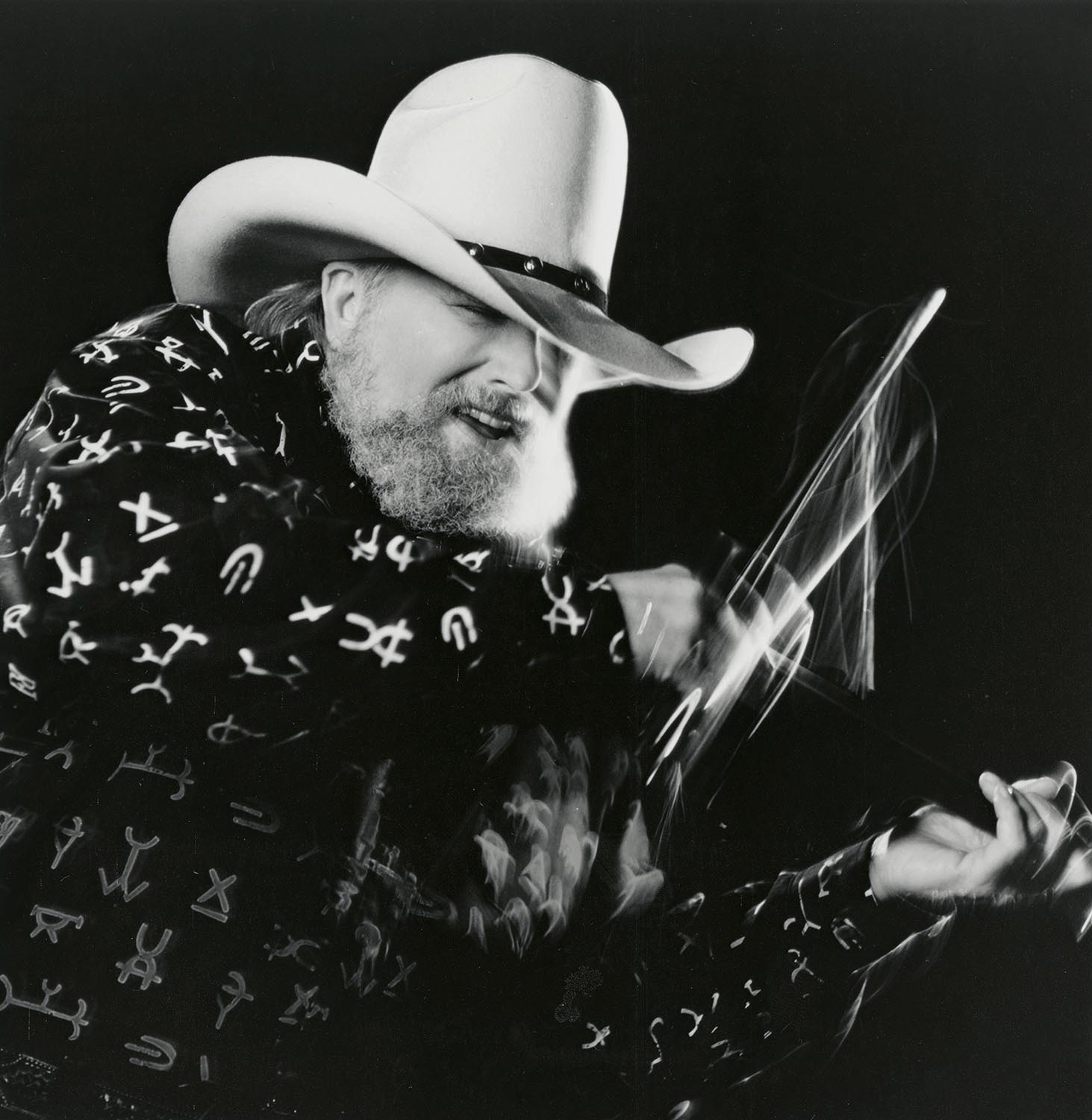 Charlie Daniels, 1990. Photo by Matt Barnes.