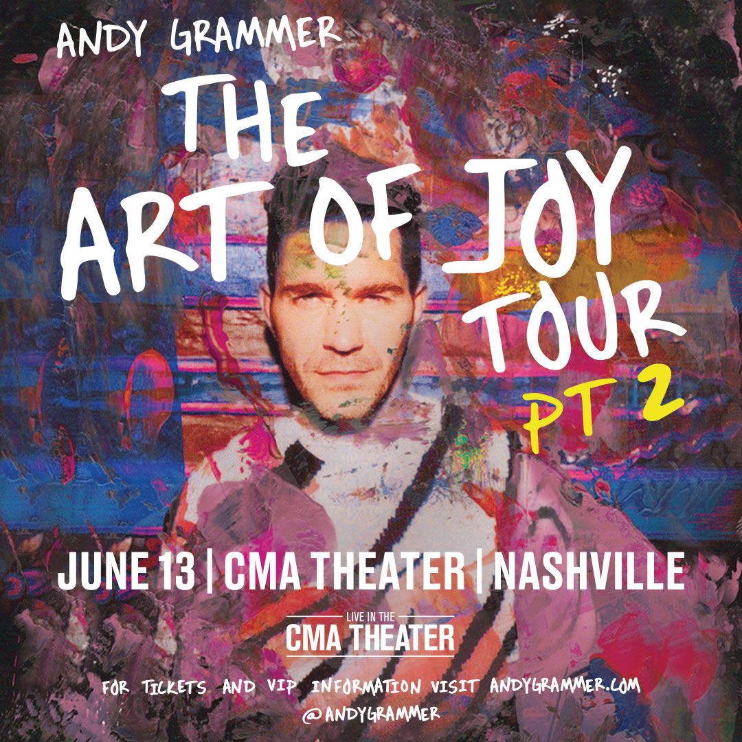 Andy Grammer The Art Of Joy Tour Country Music Hall of Fame and Museum