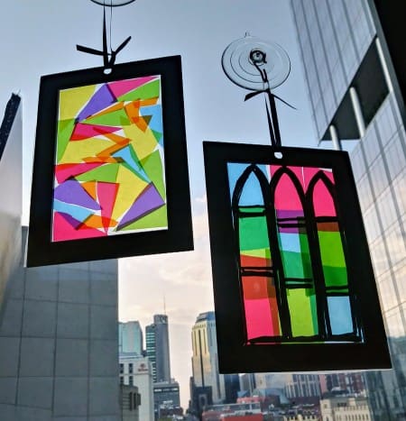 Stained Glass Hangings on Glass
