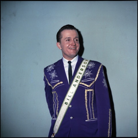 Bill Anderson backstage, 1960s