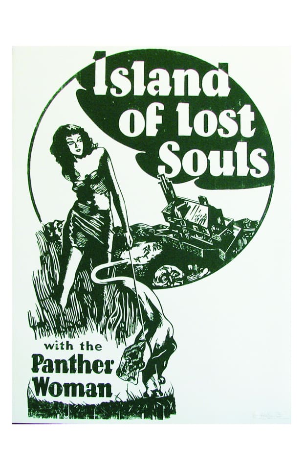 Hatch Show Print Haley Gallery Island of Lost Souls