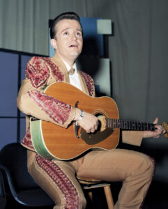 Country Music Hall of Fame member Bill Anderson singing live on stage