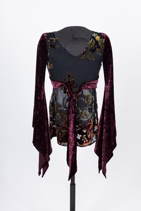Blouse with Bell Sleeves