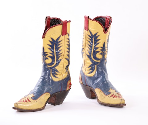 Jim Reeves multicolored Nudie boots