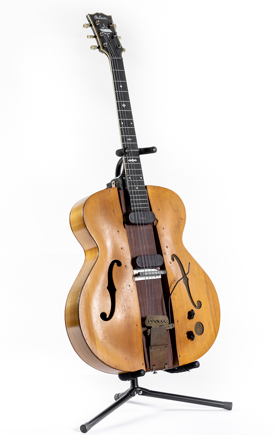 Les Paul the Log guitar