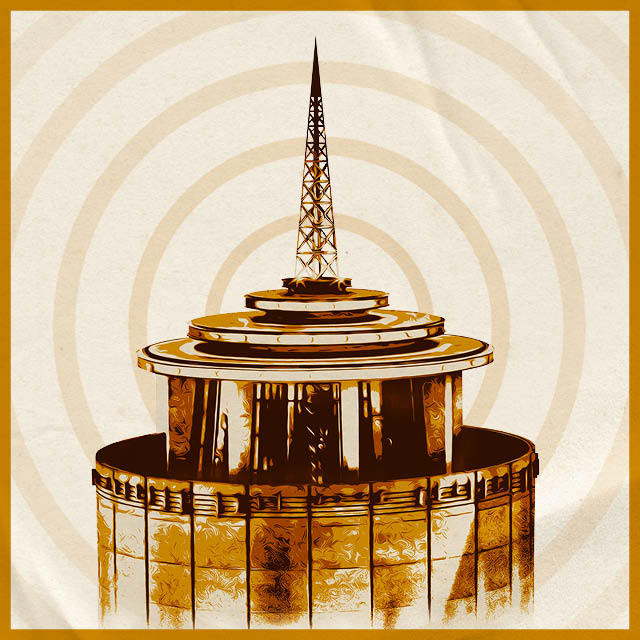 Radio Tower on Podcast Cover
