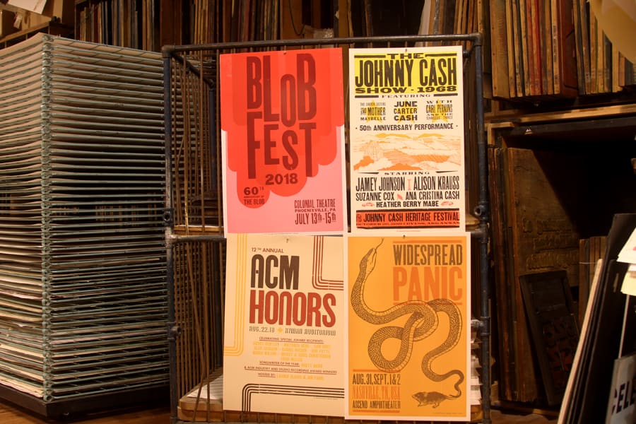 NEXUSVII × HATCH SHOW PRINT ネクサス7 ポスター Hatch Show Print Shop