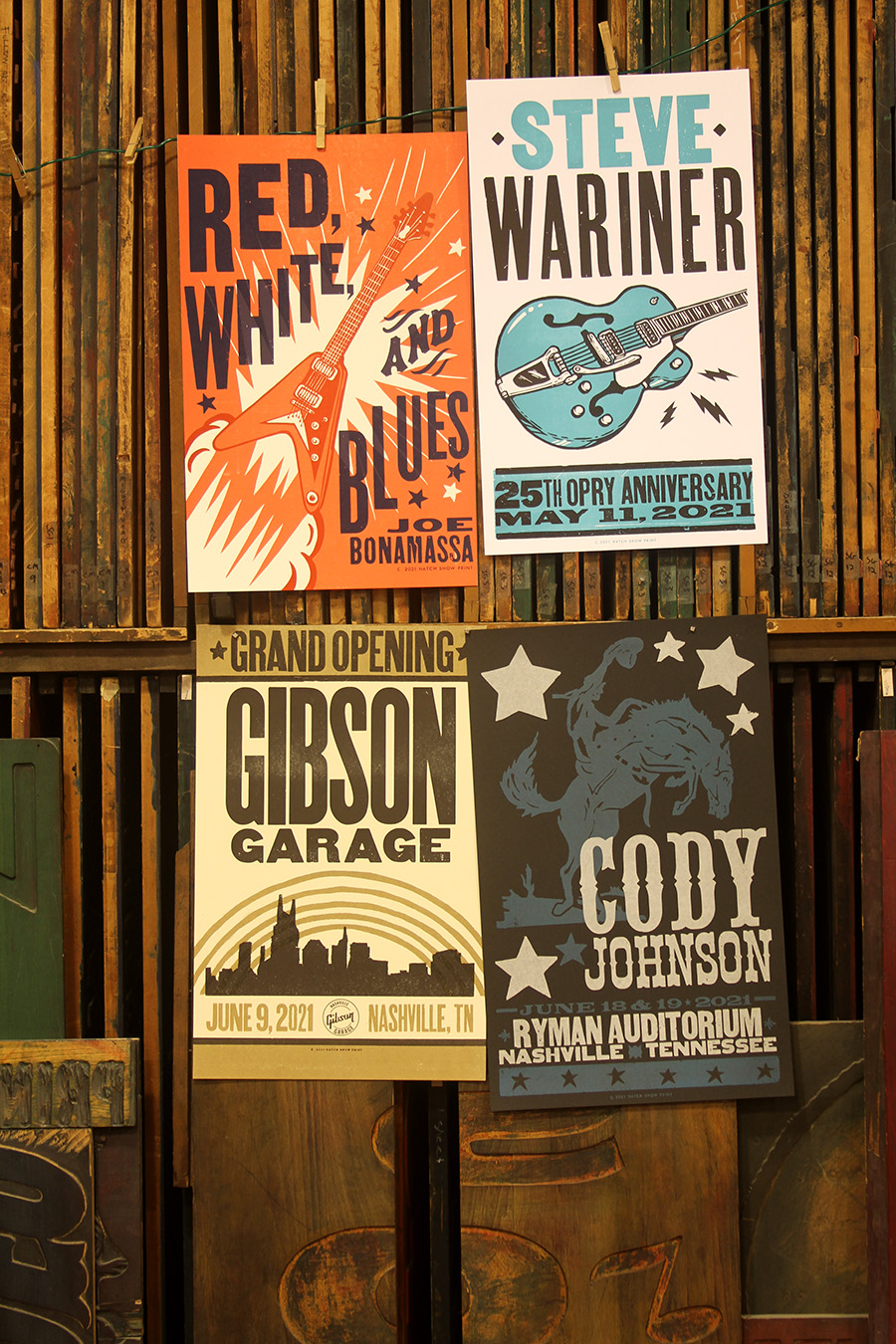 NEXUSVII × HATCH SHOW PRINT ネクサス7 ポスター Hatch Show Print Shop