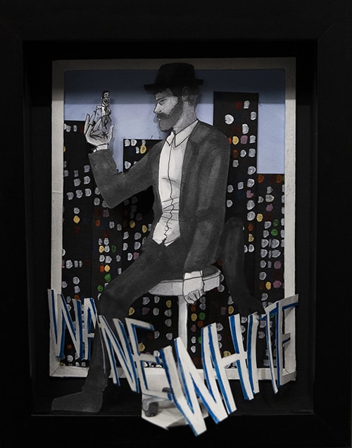 Wayne White Breaks Through The Plane