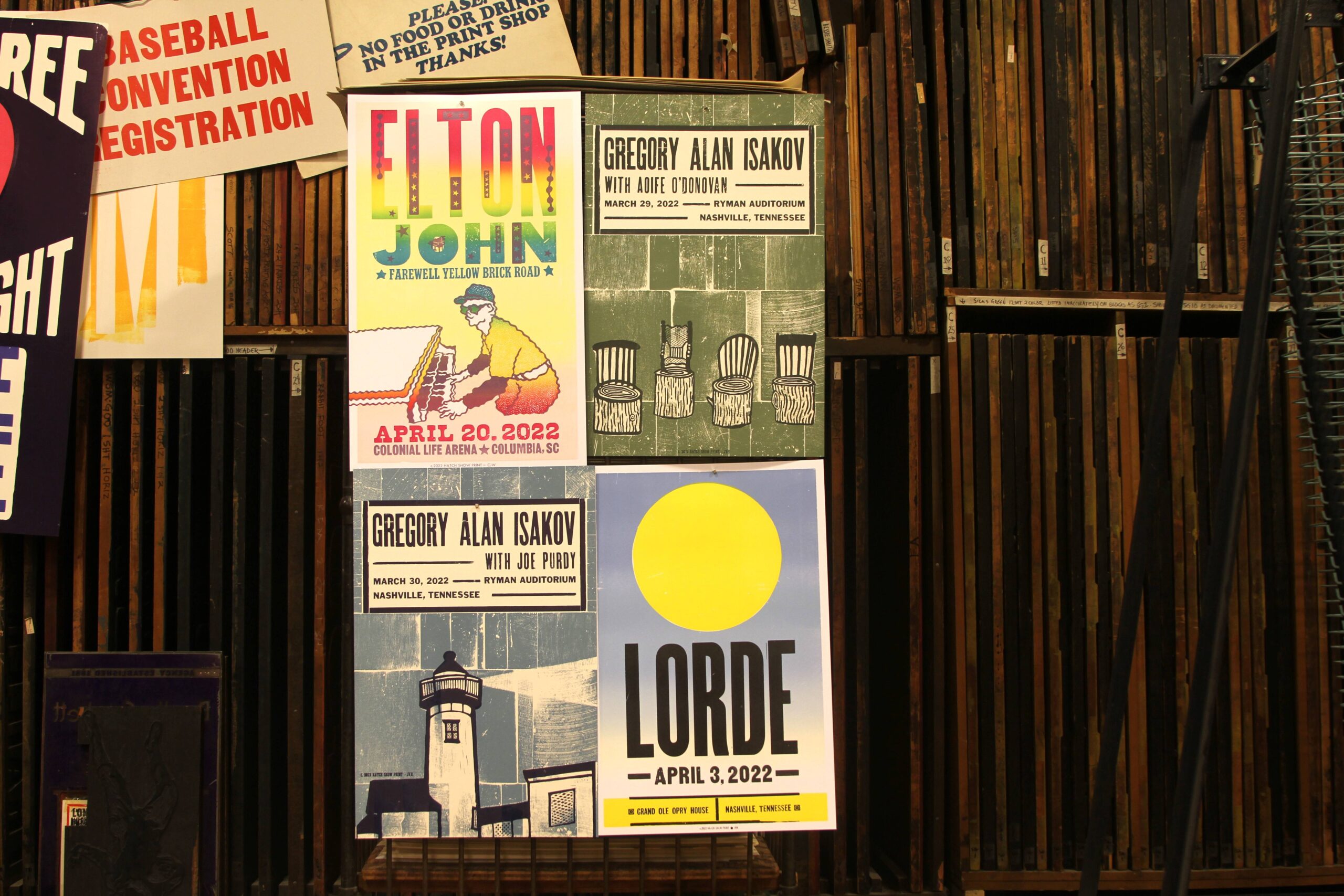 NEXUSVII × HATCH SHOW PRINT ネクサス7 ポスター Hatch Show Print Shop
