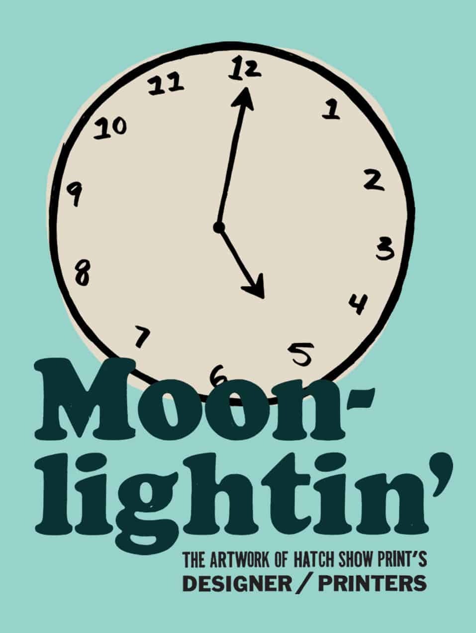 Moonlightin' annual show of artwork poster