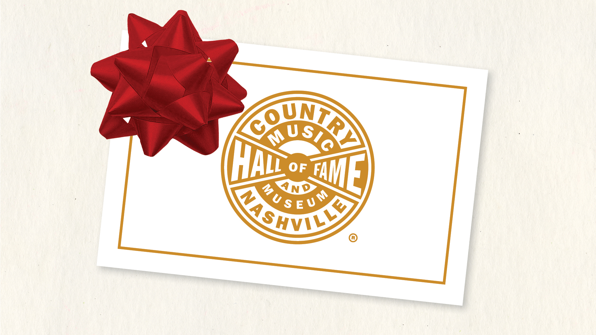 Gift of Membership Certificate with red bow.